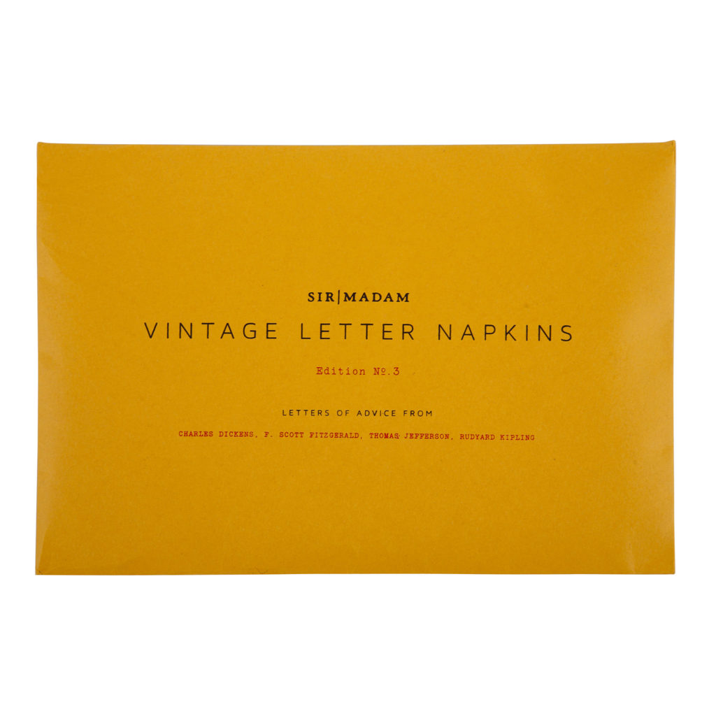 Letters of Advice Napkins, Ed. 3 - Lip Service Napkins
